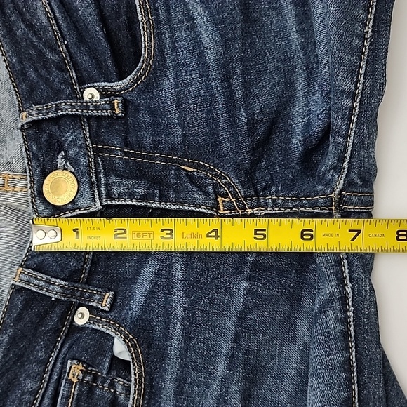 American Eagle Women's Stretch Skinny Denim Blue Jean Size 2 Short - Picture 14 of 15